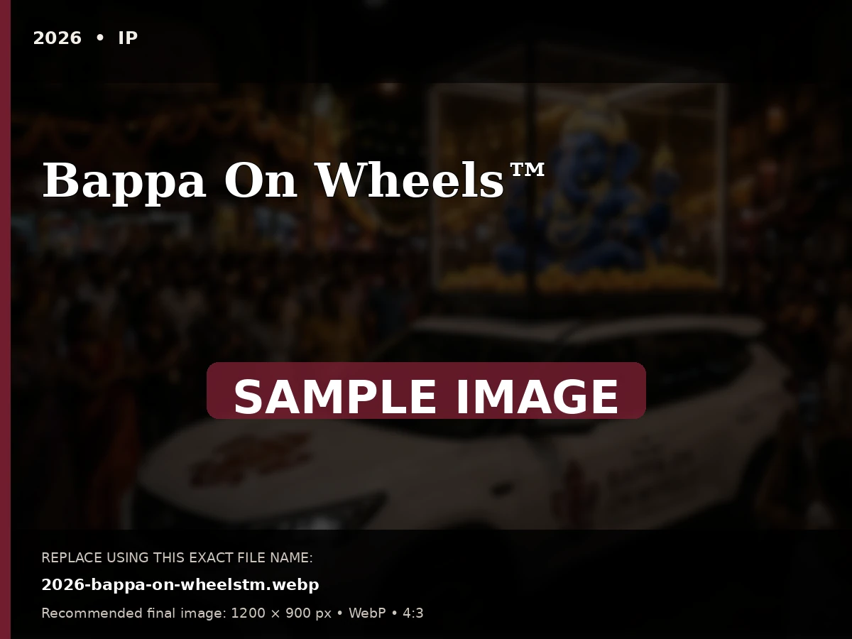 Sample archive placeholder for Bappa On Wheels™
